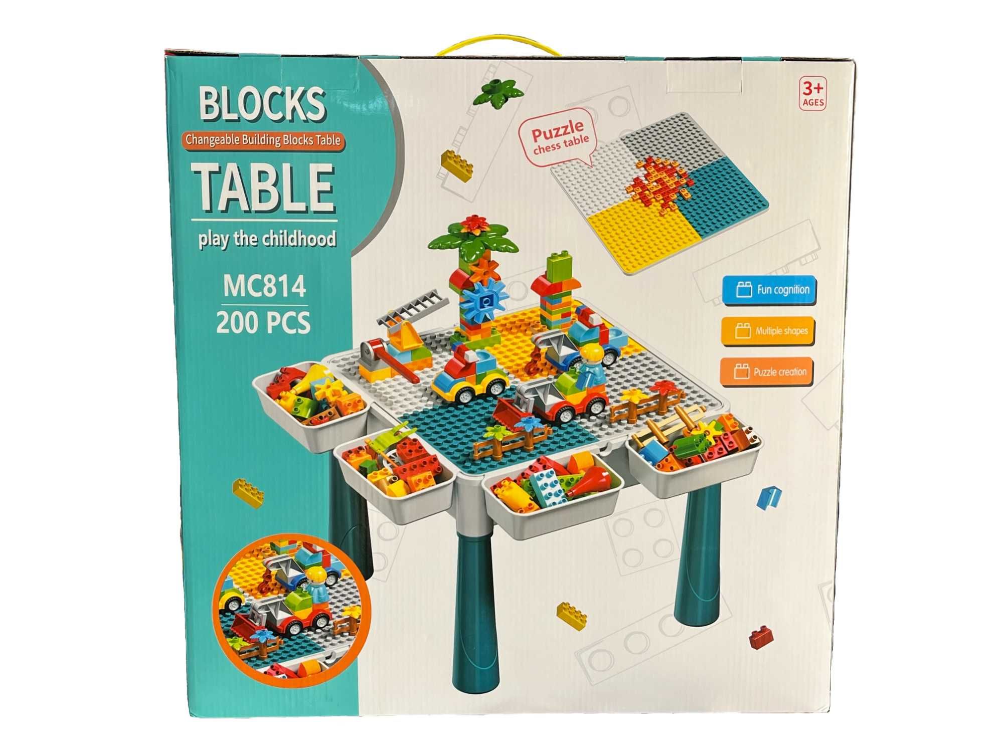 Игровой стол-конструктор с деталями (200 элементов) MC814