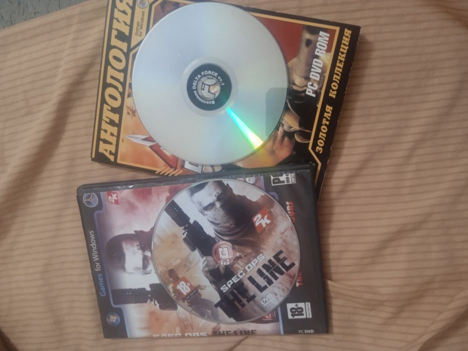 Оригинальные диски Spec Ops и Delta Force