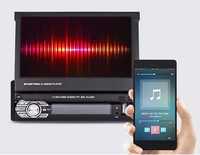 Casetofon DVD auto ecran retractabil 7" 1Din Usb MirorLink Bluetooth