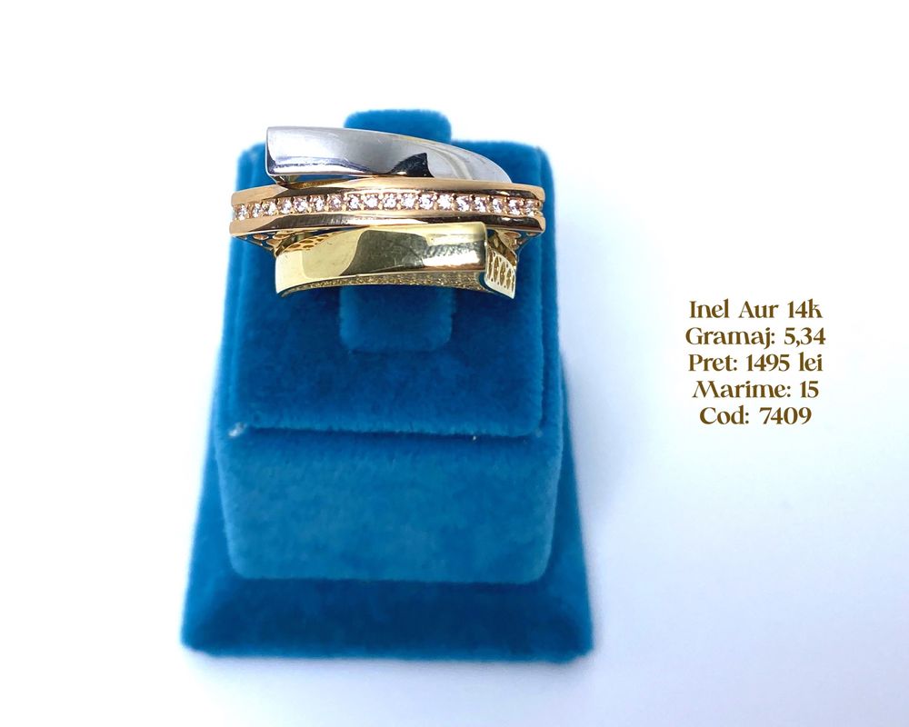 (7409) Inel Aur 14k 5,34g FB Bijoux Euro Gold Galati