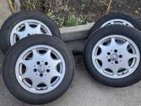Джанти мерцедес 15 5x112 със зимни гуми 195/65/15