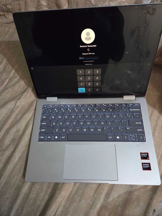 Ноутбук HP Envy x360 14. Ryzen 8640HS