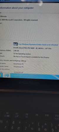 Notebook Acer : 10.1 inch / 2 gb ram / 160 gb hard