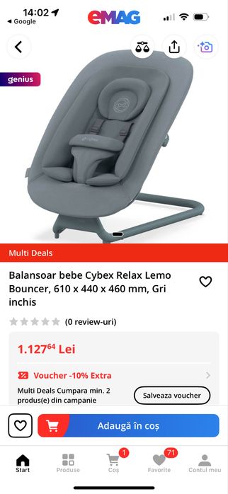 Bouncer Cybex Lemo