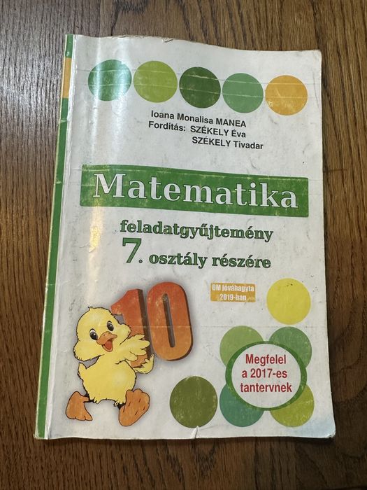 Culegere matematica clasa a VII-a, limba maghiara
