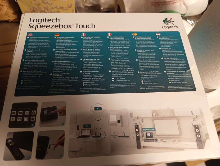 Logitech squeezebox touch