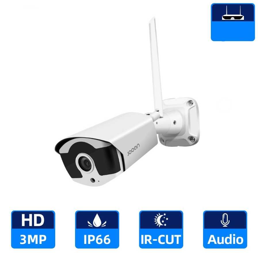 Професионален Комплект 4 WIFI камери за видеонаблюдение с NVR