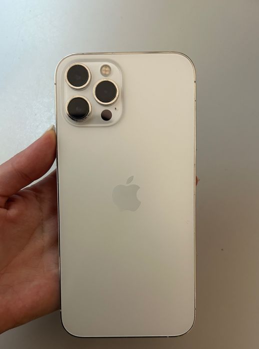 Telefon iPhone 12 Pro Max, White, 128GB, baterie 85%, Face ID