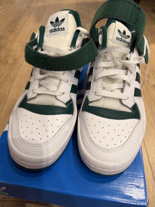 Adidas Forum Low Alb/Verde 45 1/3