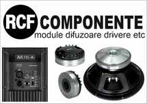 Componente boxe RCF (module amplificare, difuzoare, drivere, incinte)