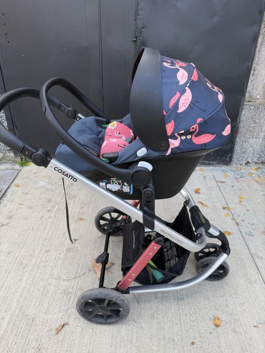 Детска количка 3в1 Giggle 3 Flamingo COSATTO