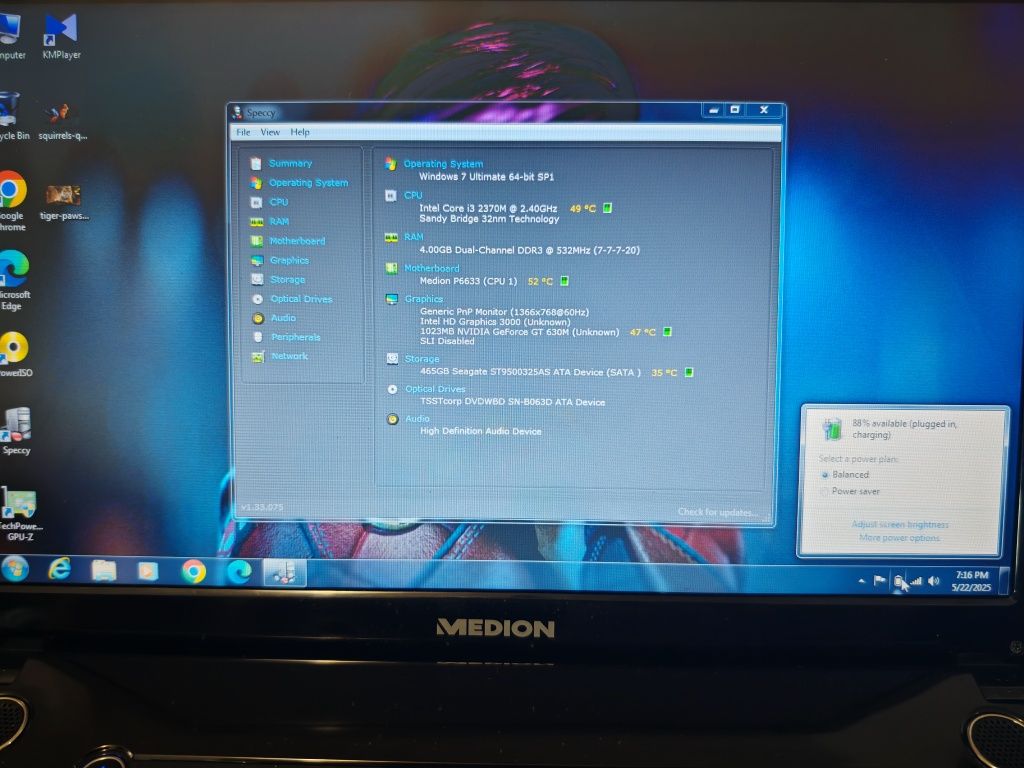 Laptop Medion Akoya i3