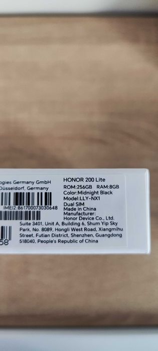 HONOR 200 Lite 8/256 НОВ/ГАРАНЦИЯ 2г