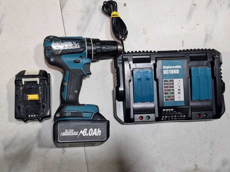Акумулаторен безчетков ударен винтоверт MAKITA DHP 485