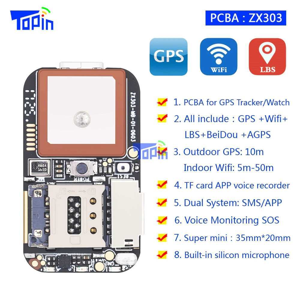 Tracker GPS microfon cel mai mic de pe piata Topin S7 urmarire pe tel.