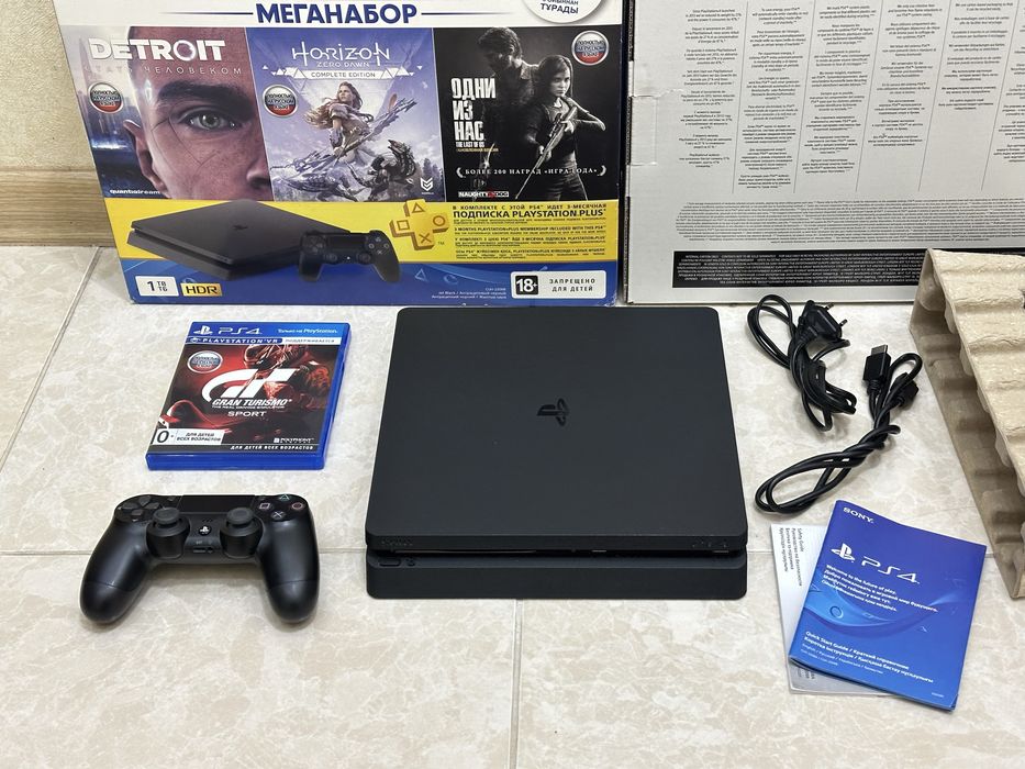 Новый PlayStation 4 Slim 1TB Dualshock 4 GR Sport Ps Пс Pc