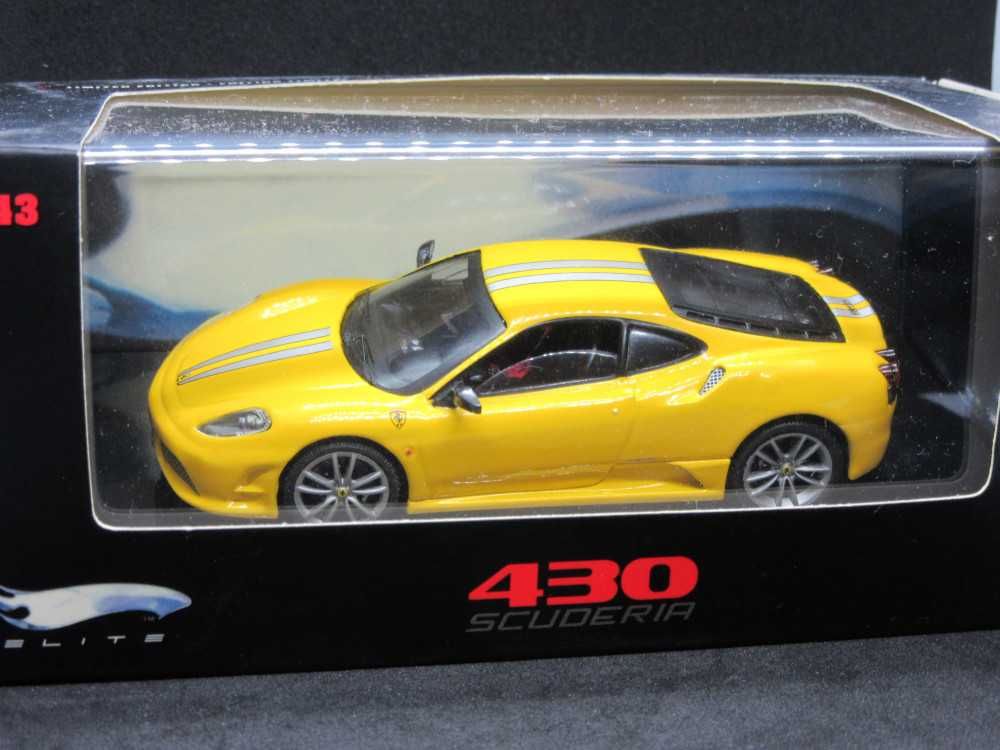 Macheta Ferrari 430 Scuderia Hotwheels Elite 1:43