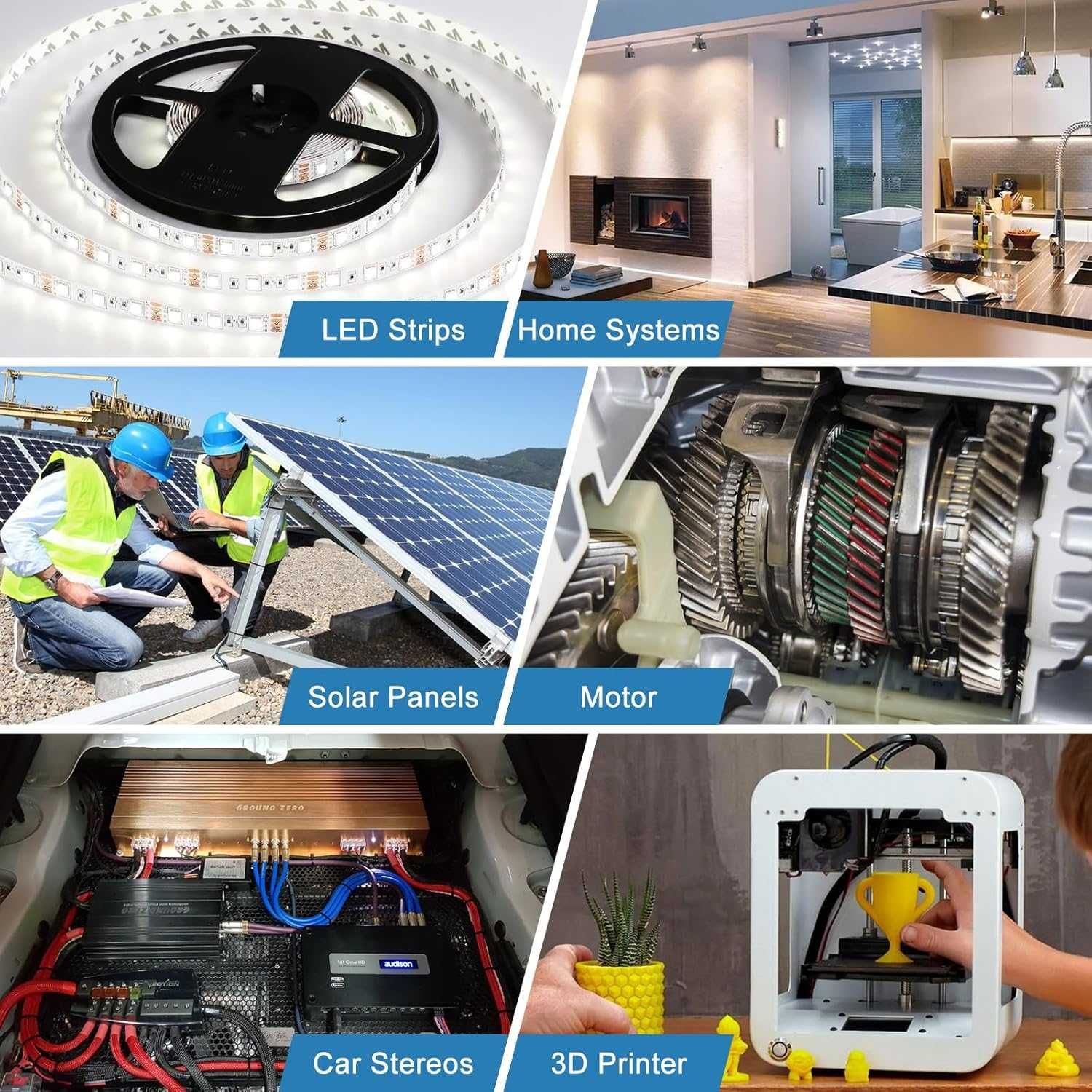 inShareplus SMPS 12V 40A 480W DC превключващо захранване, 240VAC-12VDC