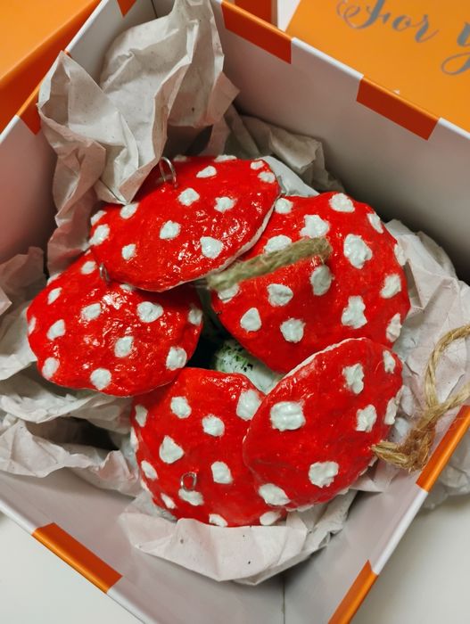 Играчки за елха ръчна изработка