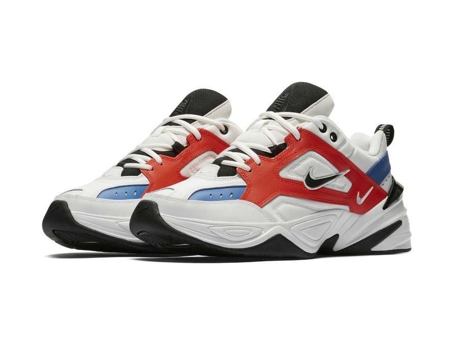(W) Nike M2K Tekno White Black Orange