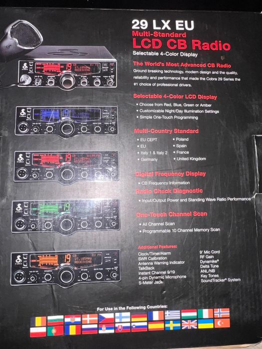 Statie emisie receptie Cobra 29 LX EU