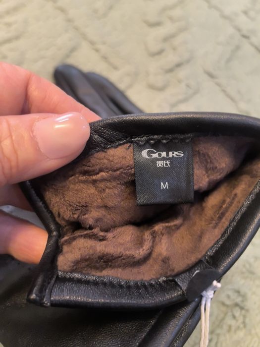 Перчатки женские кожаные