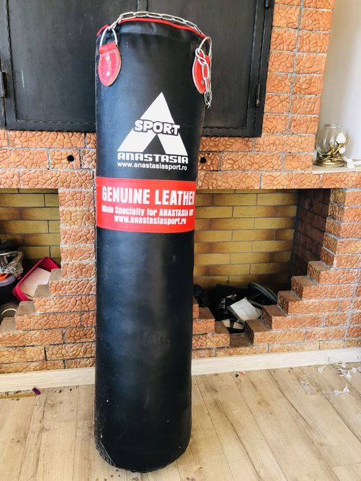 Sac se box din piele nou, nefolosit cu manusi