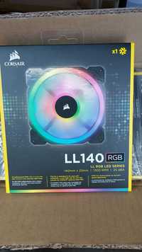 Ventilator Corsair LL140 RGB, 140mm, Dual Light Loop RGB LED, PWM