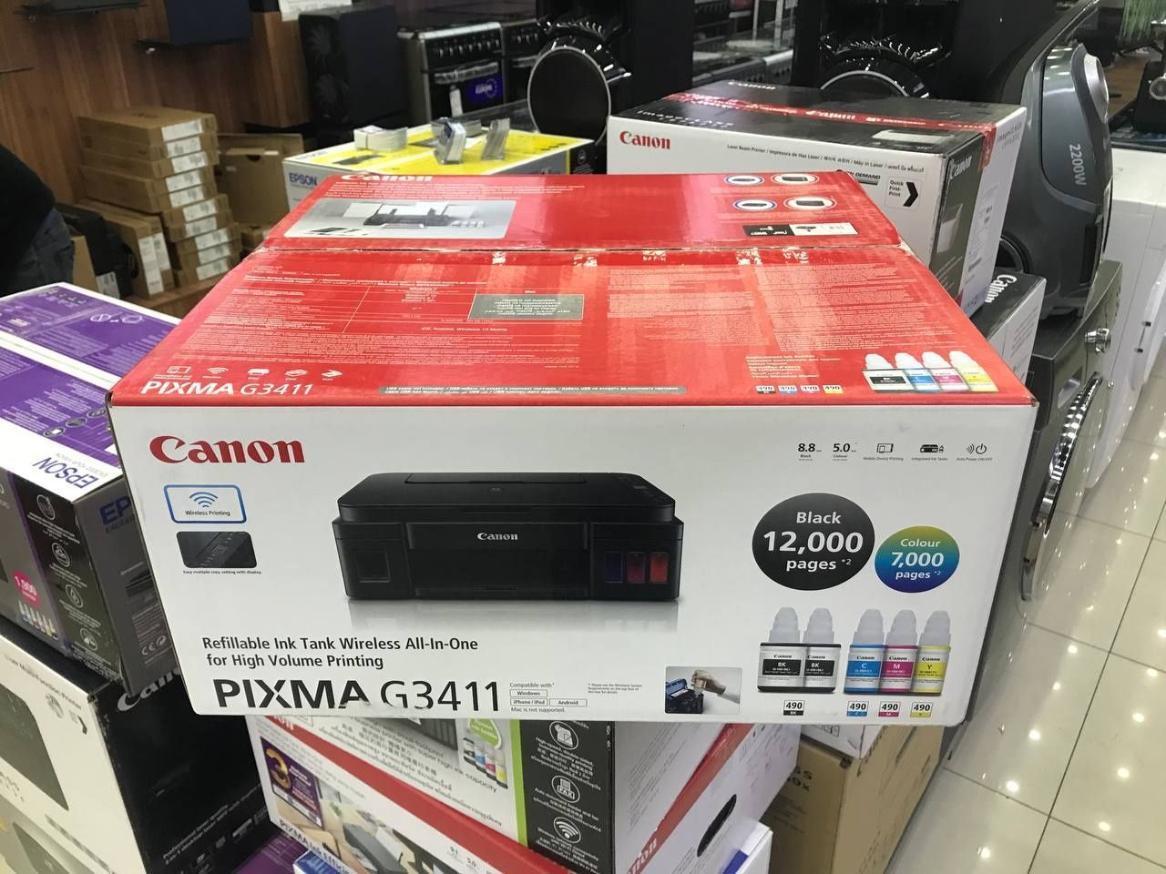 Новый ! МФУ Canon PIXMA G3411 Цветной 3 в 1 +WIFI