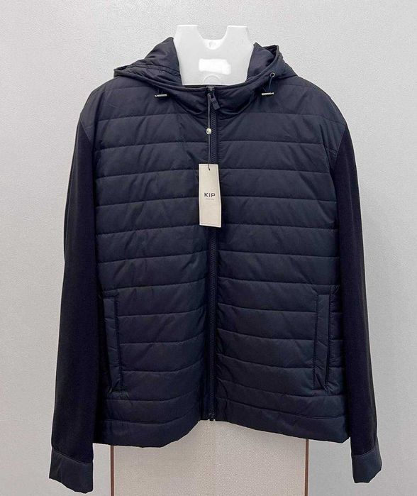 Толстовка комбинированная бренда KIP с капюшоном оригинал XXL размер