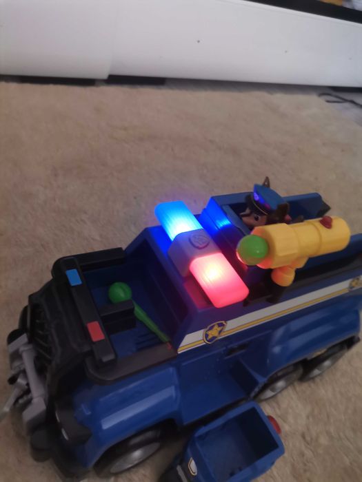 Mașina Chase, cea mai mare, cu sunete, lumini, accesorii