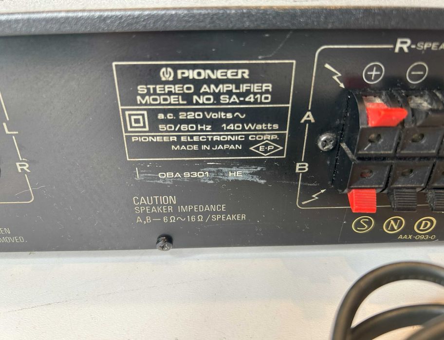 Vand amplificator Pioneer SA-410 Vintage