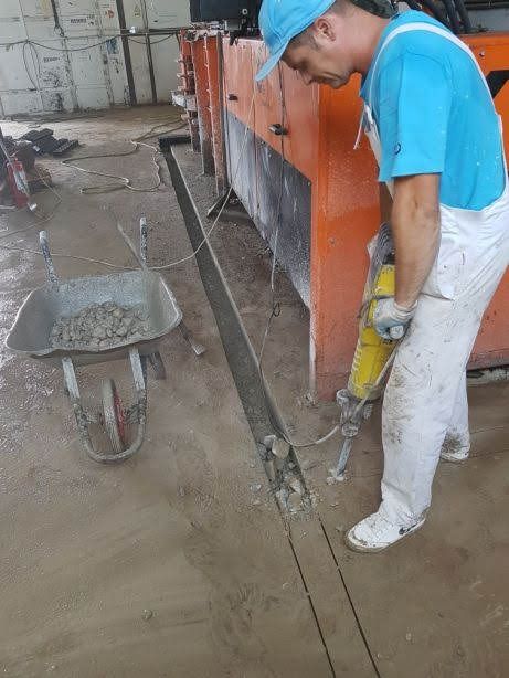 Taiere / debitare și spargere beton