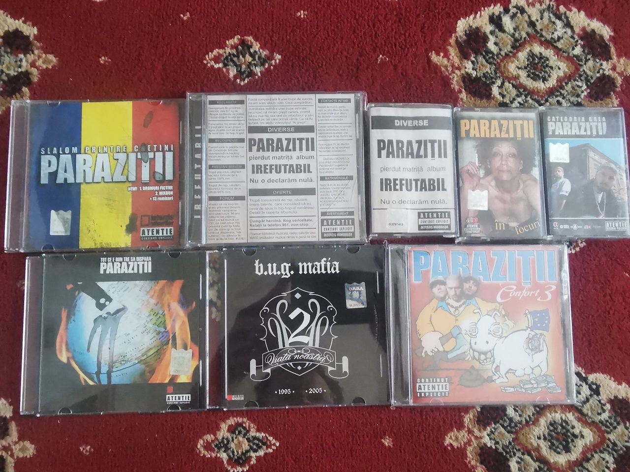 CD Hip Hop BUG Mafia Paraziții Morometzii