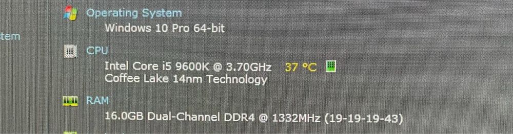 PC GAMING i5 9600K , GTX 1660 SUPER 6Gb , 16GB RAM