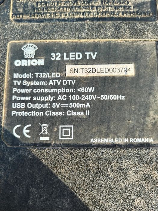 Cv9203h-U42 Main board led-tv Orion