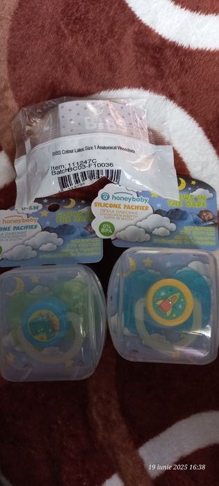Suzeta bibs nr 1 + 2 suzete honeybaby cadou