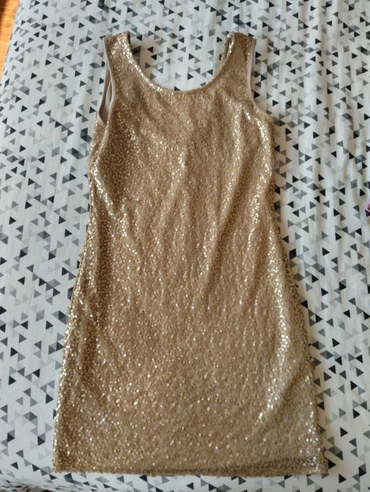 Рокля с пайети р-р М