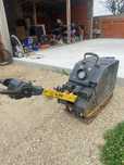 placă compactoare BOMAG model BPR 45/55 D, fabricată în Germania.