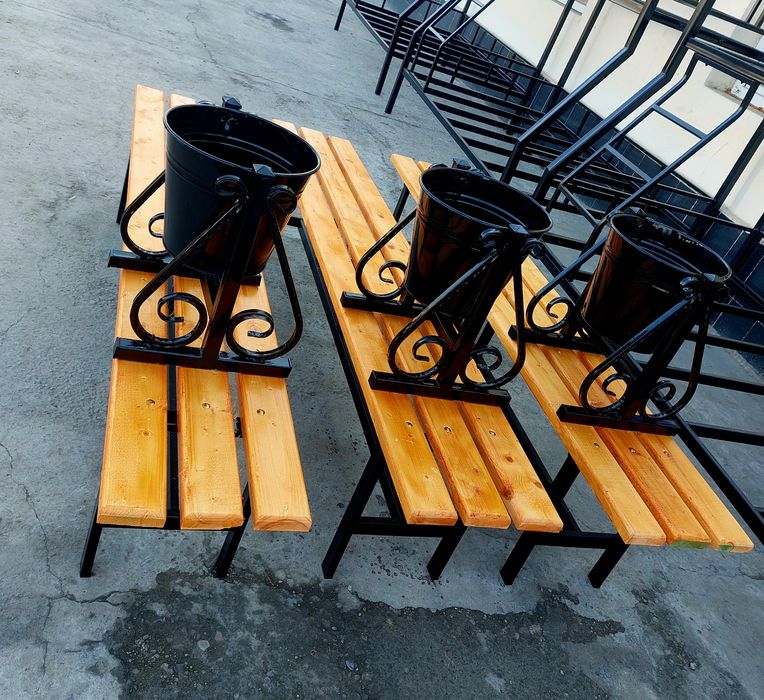 Скамейка без спинки 2 метра