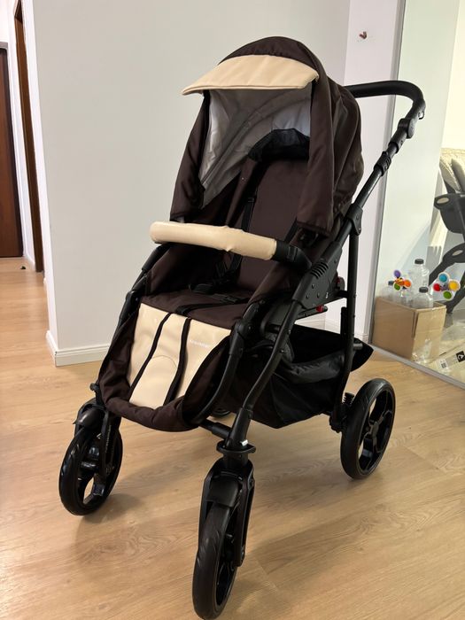 Carucior 3 in 1 Combo Max Dark Brown - Krausman - Testat ADAC