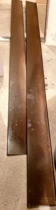 Glaf/pervaz exterior/ interior din aluminiu culoare maro – lățime 18cm