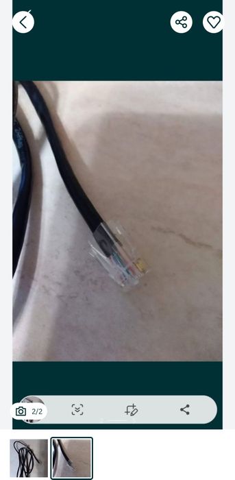 Cablu UTP CAT5E mufat Hoff, 26 AWG, negru, 1.5 m