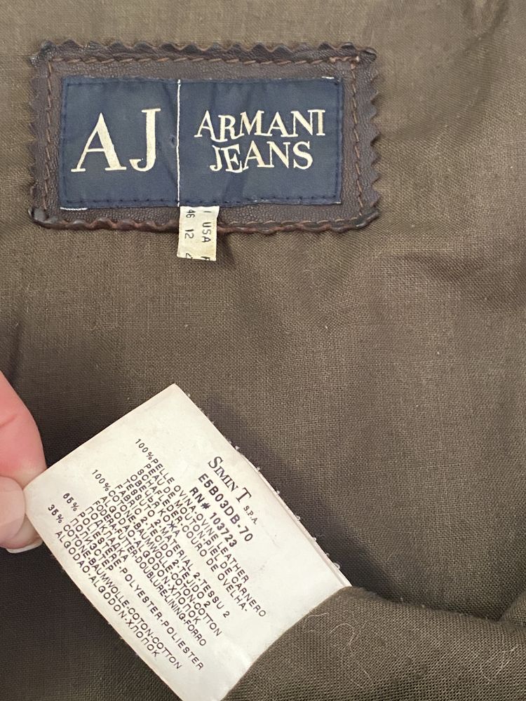 Geaca Armani Jeans piele