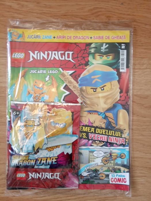 Lego Ninjago seturi mici (foil bags) cu reviste, noi, sigilate