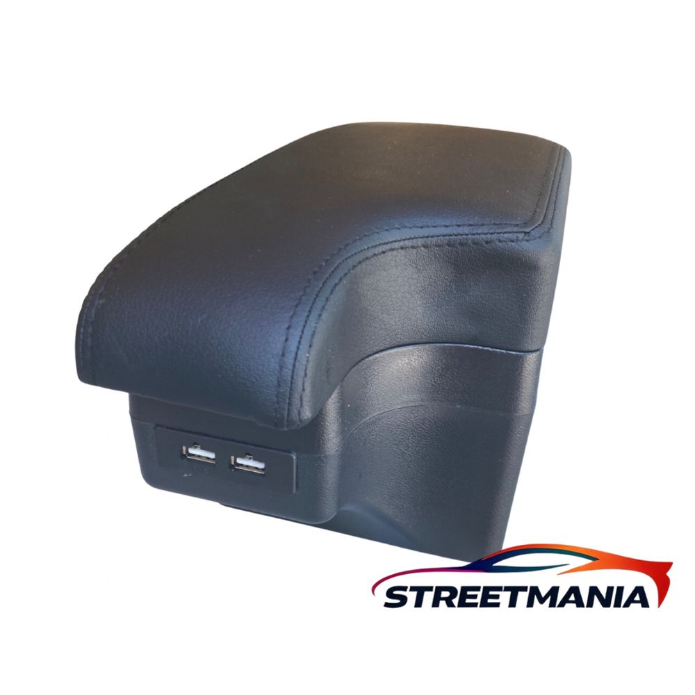 Автомобилен подлакътник с 6 USB порта, поставка за чаша
