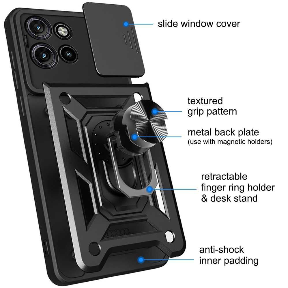 Motorola Edge 50 Neo - Удароустойчив Кейс Гръб CamShield