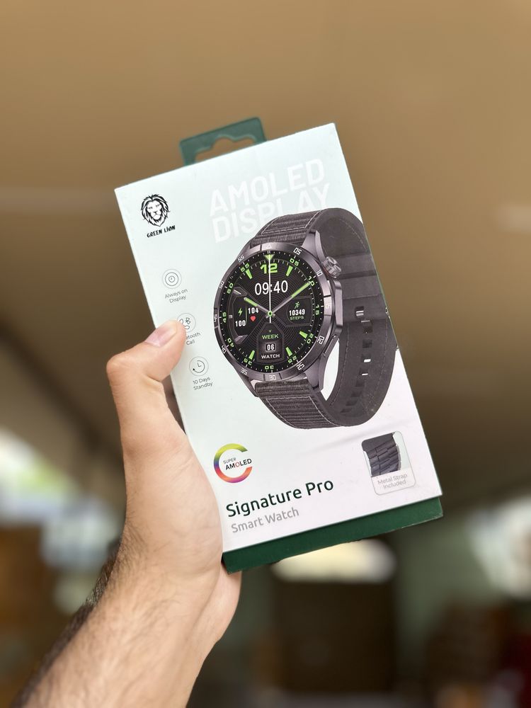 Green Lion Signature Pro Smart Watch Amoled Display