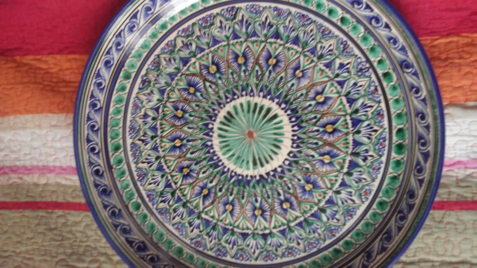Узбекская тарелка Ляган.
