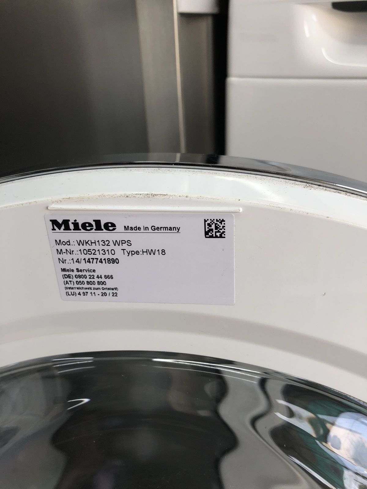 НАМАЛЕНИЕ! Пералня Miele WKH132 WPS 9 кг. A+++